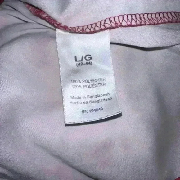 Arkansas Razorbacks Men's Russell T-Shirt / Size Large / Red & White - Picture 8 of 15